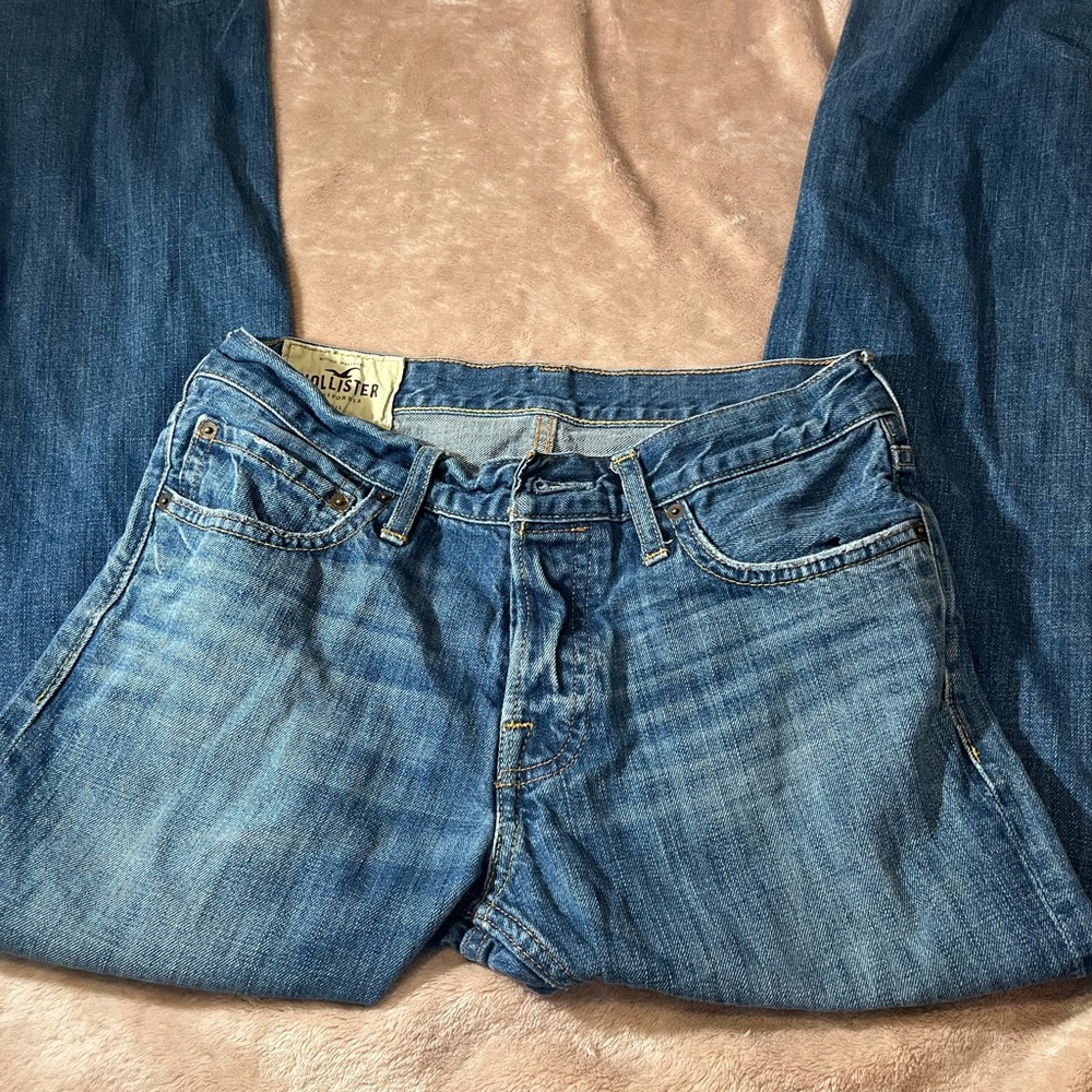 Hollister Men's Classic Straight Blue Jeans